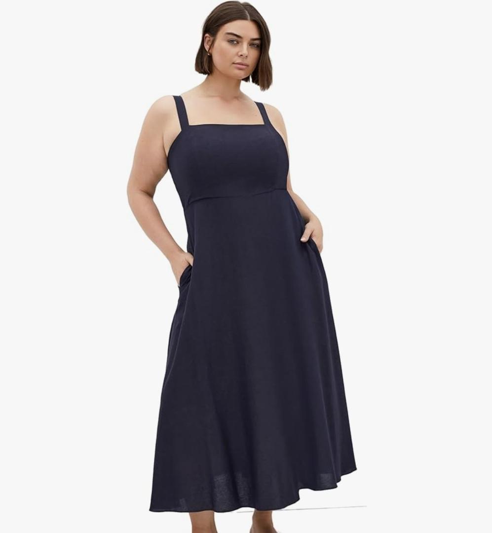City Chic Women's Plus Size Maxi Dress - Collins (L, Navy)