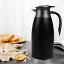 70 oz Thermal Coffee Carafe Stainless Steel, Insulated Coffee Carafe - Double Walled Vacuum Coffee Thermos Water Beverage Dispenser for Keeping12 Hour Hot/24 Hour Cold Water, Thermal carafe (Blake)