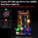 Light kit Compatible with Lego Books are My Passion 40698- No Model Only Light, LED Lighting Accessories Compatible with Lego 40698 lit. Books Fill The House