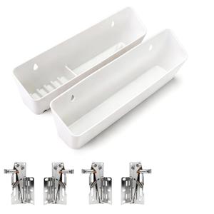 30" Tip Out Tray for Sink, Fits Cabinet Opening 32-3/5" Wide and Larger, Easy to Install, Sturdy Steel Hinges, Smooth Spring Mechanism, Maximize Space of the Unused False Drawer Front, 1 Pack