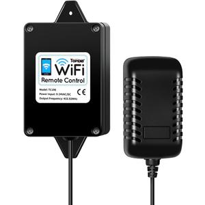 TOPENS TC196 Tuya WiFi Remote Control for Automatic Swing Sliding Gate Opener Garage Door Opener with iOS and Android App WiFi & Bluetooth Security Gate Controller