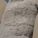 Fluffy Rug Shaggy Area Rug, Beige 8x10 Area Rugs for Living Room, Large Shag Area Rugs for Bedroom Kids Room Home Decor, Upgrade Anti-Skid Rectangular Fuzzy Rugs, Beige