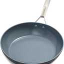 GreenPan Paris Pro Hard Anodized Healthy Ceramic Nonstick, 10" Frying Pan Skillet, PFAS-Free, Dishwasher Safe, Grey