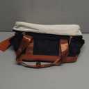 LOVEVOOK Insulated Lunch Bag for Women & Men - Cooler Lunch Tote and Lunch Box for Work and Travel, Black-beige-brown (Large)