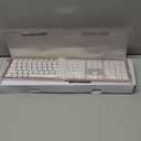 Wireless Keyboard and Mouse Combo - Full Size Slim Thin Wireless Keyboard Mouse with Numeric Keypad 2.4G Stable Connection Adjustable DPI - Rose Gold & White