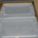 IRIS USA 6-Pack Storage Bins with Lids, 6 Quart - Crystal Clear, Shoe Boxes Stackable Containers Organize Shoes Closet Shelves, Teacher Tools Classroom Organization, Game - BPA-Free Plastic