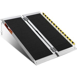 ORFORD Portable Wheelchair Ramp 3FT, 35.7''L28.7''W Handicap Ramps, Non-Skid Aluminum Wheel Chair Ramp, Threshold Ramps for Doorways, Wheelchair Ramps for Home Steps, Stairs, Entry, Doorways (3FT (Usable height 3-9 inch)) ORFORD Portable Wheelchair Ramp 3FT, 35.7''L28.7''W Handicap Ramps, Non-Skid Aluminum Wheel Chair Ramp, Threshold Ramps for Doorways, Wheelchair Ramps for Home Steps, Stairs, Entry, Doorways (3FT (Usable height 3-9 inch))