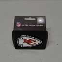 FANMATS NFL Unisex-Adult Black & Color Logo (3.4"x4", Red)