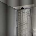 Cousper for iPad mini 7 A17 Pro 2024/ iPad mini 6 Generation Keyboard Case 2021 8.3 Inch with Multi-Touch Trackpad, 360 Rotating Cover with Rainbow Backlit Keyboard for iPad mini 7th/ 6th Gen, Silver