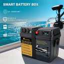 Trolling Motor Smart Battery Box Power Center 12/ 24V w/ Anderson Multi Port