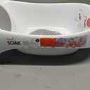 BABYLON Shuttle Bath Baby Bath+Thermometer, Large, 0-18M, White