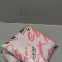 Pink Christmas Tree Skirt Merry Christmas Decoration Snowman Decoration 48 Inch Tree Skirt for Festival Party Decor Indoor Outdoor