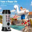 CL220 Offline Chlorinator for Swimming Pool Ponds,Replacement Hayward cl220 Chlorine Feeder,9 lbs Capacity,360 Adjustable Water Flow Knob, Thickened ABS Material