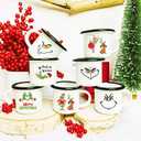 3Pack 56 Pcs Christmas Face Decal Stickers for Crafts Small 2 Inch Rub on Transfers UV Vinyl Faces Eyes Pitcher Decals for Ornaments Glass Drinking Cups Wood Bowl Decorations Balls Party Supplies (face56)