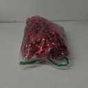 66 Ft Christmas Tinsel Garland Thick Tinsel Garland Xmas Tree Decorations Metallic Tinsel Twist Garland for Christmas, Birthday, Party Decor Indoor Outdoor Party Supplies(Red)