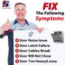 12004119 Dishwasher Door Spring and Cable Kit,Cord Length 11.6 Inch,Include 00754866 kit,Replace AP5953108 PS10061222,Compatible with Bos-ch Dishwasher Parts SHE,SHX,SHP Series