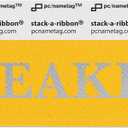 pc/nametag Speaker Badge Ribbons with Adhesive, 4" x 1-5/8", 100pk, for Nametags 4 or Wider, Individual Titles for Conferences, Trade Shows, Meetings,
