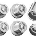 MIKKUPPA M12x1.5 Wheel Lock Lug Nuts Set, Replacement for Toyota Camry Corolla Highlander Avalon RAV4 Sienna Solara Tacoma Venza Yaris & Lexus, 00276-00900 Chrome Anti Theft Wheels Lock Key