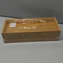 Bamboo Drawer Organizer, Stackable Utensil Organizer for Kitchen, Bamboo Storage Box Wood Silverware Tray for Drawer 15" x 6" x 2" Set of 2