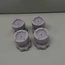 4 Sets Furniture Bed Risers 3 Inch Washing Machine Support Heavy Duty, Adjustable Height 4 inch Furniture Risers for Sofa, Fridge, Chairs, Light Gray (Grey-4 Pack)