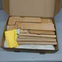 CHEERHOME PETS Elevated Cat Couch Bed for Indoor Cats, Wooden Cat Sofa with Removable Washable Fluffy Cover Raised Kitty Lounge Chair Suitable for Puppy(Cat Sofa Off-White)