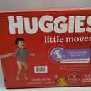 Huggies Size 8 Diapers, Little Movers Baby Diapers, Size 8 (46+ lbs), 62 Count