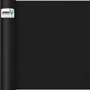 Vanhench 15" x 390" Black Craft Paper for Wrapping or Poster Bulletin Board, Construction Paper, Perfect for Easel Painting Drawing Sketching, Birthday, Floral Bouquet Flower