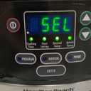 Hamilton Beach Portable 6 Quart Set & Forget Digital Programmable Slow Cooker with Lid Lock, Temperature Probe, Dishwasher Safe Crock & Lid, Stainless Steel (33969A)