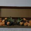 Floroom 5pcs Apricot Peach Faux Silk Mums Artificial Flowers, Bulk Fake Small Mini Chrysanthemums with Stems for DIY Wedding Centerpieces Floral Arrangements Vase Fillers Home Decorations