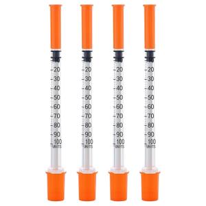 30G 1cc 1/2" Syringe - Individual Package-100 Pack