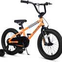 vollsch BMX Style 12 14 16 Inch Kids Bike Training Wheels 20'' Bicycle with Kickstand for 2-14 Years Old Toddlers Boys Girls Coaster Brake Multiple Colors