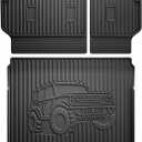 Cargo Liner and Backrest Mat for Ford Bronco Sport 2021-2026 - Custom Fit All Weather Trunk Mat Seat Back Cover Car Interior Accessories Protection Rear Cargo Mat