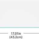LANDEN 4mm Thick Clear Glass Aquarium Lid, Includes 4 Clips for Secure Placement, 432 X 230mm(17.01x9.06 inches) for 440-444 mm Inner Length Aquariums, Adapted to LANDEN SD453030