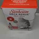 Sunbeam Contoured Heating Pad for Neck & Shoulder Pain Relief with Auto Shut Off Moist Heating Option 22 x 19 Grey