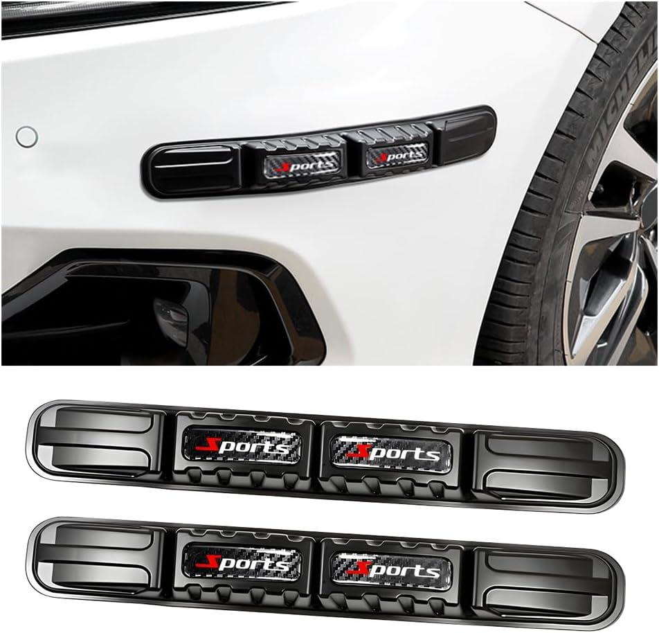 2PCS Car Bumper Guard Strip, Anti-Collision Vehicle Front Rear Protector Trim, Anti Scratch Automotive Patch Bumper Protection Cover Accessories, Universal for SUV Pickup Truck (Style B)