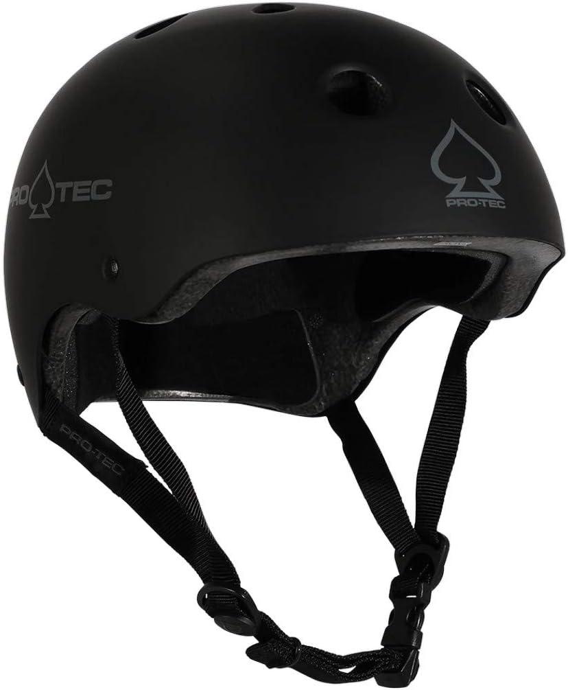 Pro-Tec Classic Certified Skate Helmet (Small, Matte Black)