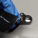 JARLINK 30X 60X Illuminated Jewelers Loupe Magnifier, Foldable Jewelry Magnifier with Bright LED Light for Gems, Jewelry, Coins, Stamps, etc (Black)