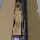 Black Wrap Around Curtain Rods:5/8" Small Blackout Adjustable Window Curtain Rod for Bedroom Kitchen Apartment Renter Friendly,Room Darkening Curved Drapery Rods Easy Install,Matte Black 66-120"