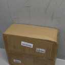 4x4 Post Base 4 Pcs, (Inner Size 3.6x3.6) Post Anchors, 13GA Thick Solid Steel & Black Powder Coated,Deck Post Brackets Support Deck Base Plate Pergola Brackets Fence Kit Mailbox Mount