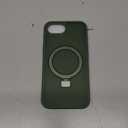 Magnetic for iPhone 17e Case & iPhone 16e Case with Ring Stand, [10 FT Drop Protection] [Velvety Touch] Slim Translucent Matte Back Shockproof Phone Case for iPhone 17e 6.1'', Midnight Green