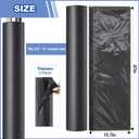 Hollowfly 3.5" Basketball Pole Pads 47.2" Tall Basketball Pole Paddings Weather Resistant Waterproof Garage All Weather Pad for Player Protection and Safety, 0.79'' Thick