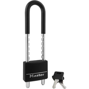 Master Lock 527D 2" Wide Covered Solid Body Padlock with Adjustable Shackle