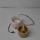 Chocolate Melting Pot Candy Melts Melter with 2 Insert Pots and Spatula, 4 Cups Capacity Warmer Machine, Ideal Dipping Tool Kitchen Supplies for Making Cake Pop Covered Strawberries Fondue (Cream White)