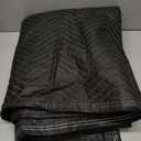 Moving Blankets 72"x80", (45 lb/dz Weight), Heavy Duty Moving Blanket, Deluxe Quality Padded Packing Blankets for Furniture Shipping and Storage, Black (1 Blanket), 1 Deluxe Black Blanket 45 lbs/Dozen