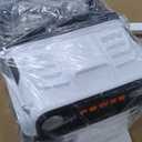 GarveeLife 24V 2 Seaters Kids Ride Truck with Remote Control, 180W Motor 7Ah Battery 20" Seat Electric Ride on Car Toy for Toddlers 3+, Shovel, Led Light, Music, Spring Suspension, USB, White