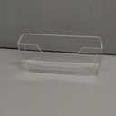 Acrylic Guest Towel Holder for Bathroom, Clear Waterproof Splashing Vertical Napkin Holder for Kitchen, Disposable Hand Towel Holder, Modern Dining Table Napkin Tray for Home, Hotel, Office, 2.3"D x 9"W x 3.9"H