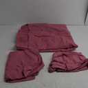 ClevaHome Sheet Set Queen Size, 4-Piece Bedding, Lightweight & Super Soft Easy Care Microfiber Shrinkage & Fade Resistant Bedding Set with 14'' Deep Pockets (Burgundy)