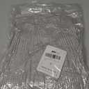 Esmeling Womens Long Sleeve Crop Cardigan Sweaters Chic Loose V Neck Knit Sweater Outerwear with Bow Tie (Gray, S)