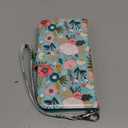 ULAK Compatible with iPhone 16 Wallet Case [RFID Blocking], Women PU Leather Shockproof Protective Folio Flip Cover with Card Holder Kickstand for iPhone16 6.1 inch, Mint