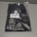 Women's Sexy Long Sleeve Bodycon Jumpsuit Tight Wide Leg Full Length Romper (Black)